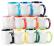 CANECA DE PORCELANA - INTERIOR E ALÇA COLORIDA