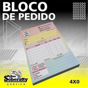 BLOCO 15X21 - 4/0 - 100X1 VIA Sulfite 90g/m² 15x21 4/0   