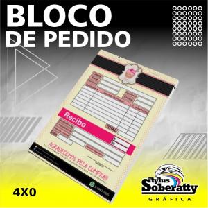 BLOCO 21X30 - 4/0 - 100X1 VIA Sulfite 90g/m² 21x30 4/0   