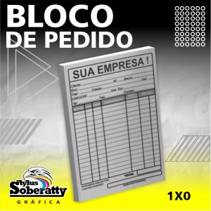 BLOCO 10X15 - 1/0 - 100x1 VIA Offset 75g/m² 10x15 1/0   