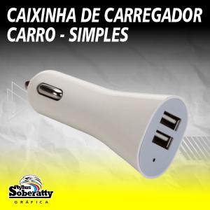Caixinha de Carregador Carro simples      