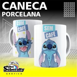 CANECA DE PORCELANA PORCELANA 325ml 4/0 Resinado SUBLIMAÇÃO 