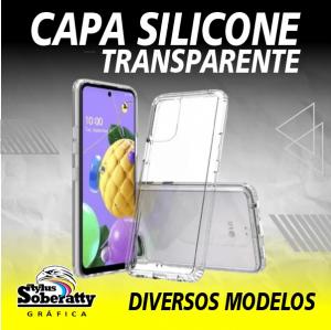 Capa Silicone Transparente modelos diversos      