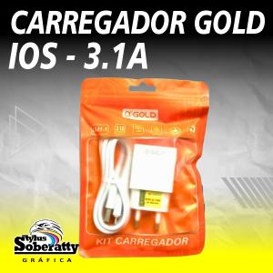 Carregador Gold IOS - 3.1A      