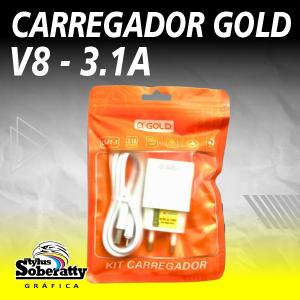 Carregador Gold V8 - 3.1A      