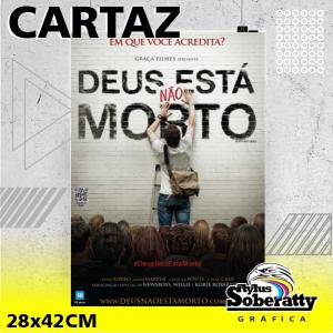 Cartaz 28x42cm Couchê 70g 28x42 (A3) 4/0  Corte reto 