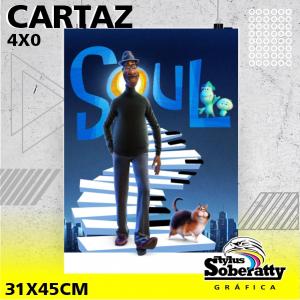 Cartaz A3 - 31x45cm - 4/0 Couchê 115g 31x45 4/0  Corte reto 