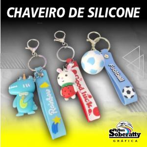 CHAVEIRO DE SILICONE      