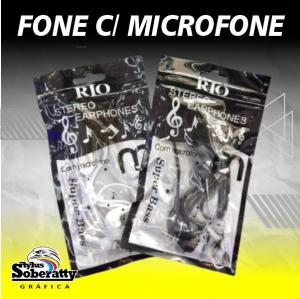 Fone de Ouvido com microfone      
