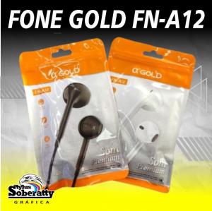 Fone de Ouvido Gold FN-A12      
