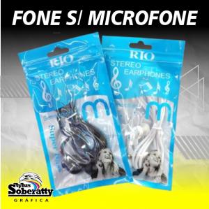 Fone de Ouvido sem microfone      