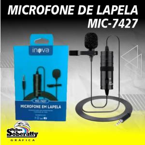 MICROFONE DE LAPELA MIC-7427      