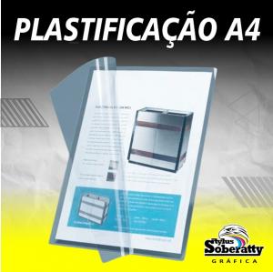 Plastificação A4      