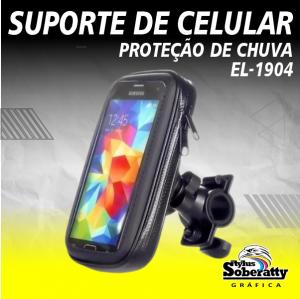 Suporte de Celular proteção de chuva p/ moto EL-1904      