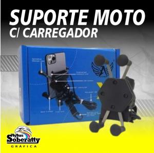 Suporte de Moto com carregador      