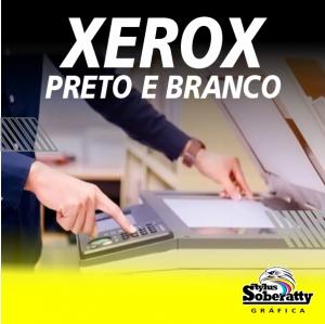 Xerox de documento preto e branco      